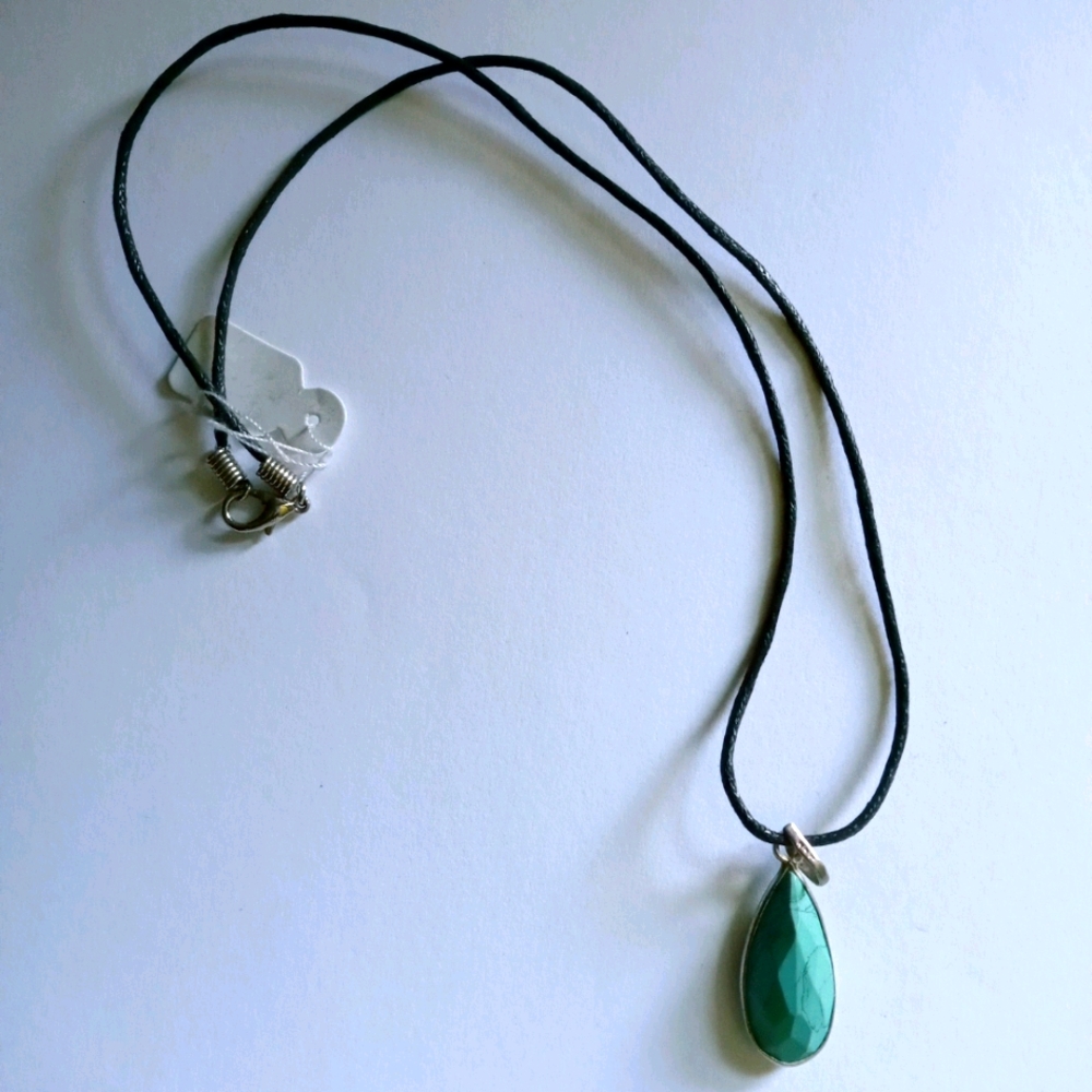 Rare jasper gemstone necklace